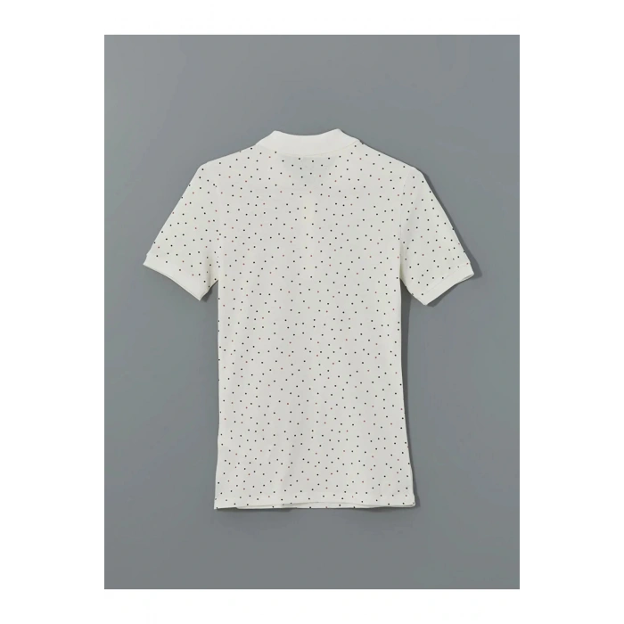 LCWAIKIKI Classic  Polo Yaka Desenli Kadın Tişört