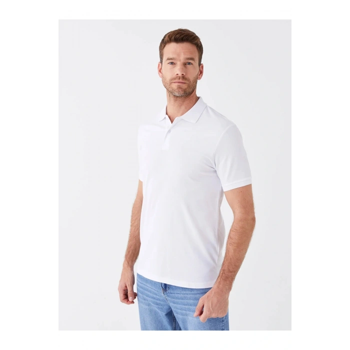LCWAIKIKI Classic Polo Yaka Kısa Kollu Pike Erkek Tişört