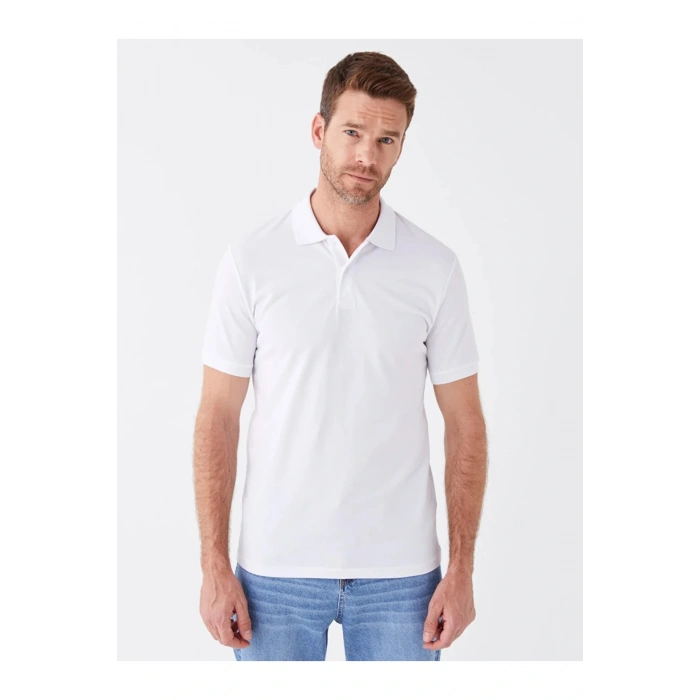 LCWAIKIKI Classic Polo Yaka Kısa Kollu Pike Erkek Tişört