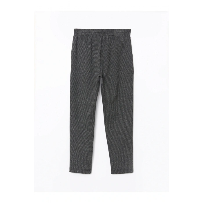 Lcwaıkıkı Classic Siyah Beli Lastikli Ekose Kadın Pantolon