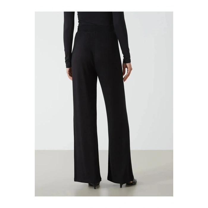 LCWAIKIKI Classic Siyah Beli Lastikli Kadın Eşofman Altı