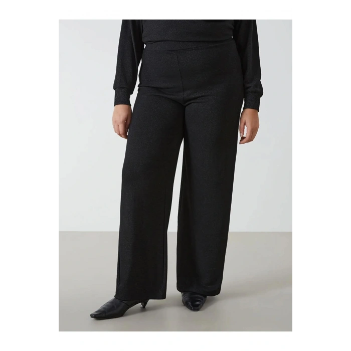 LCWAIKIKI Classic Siyah Beli Lastikli Kadın Eşofman Altı