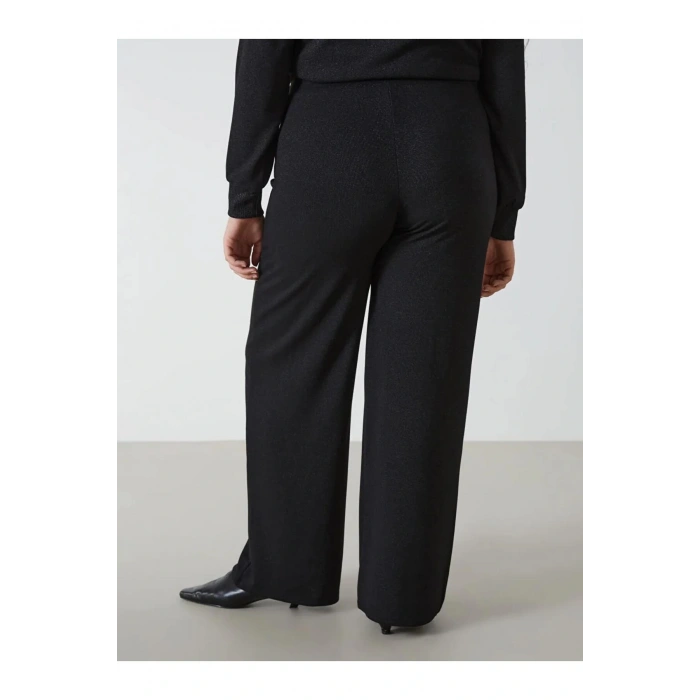 LCWAIKIKI Classic Siyah Beli Lastikli Kadın Eşofman Altı