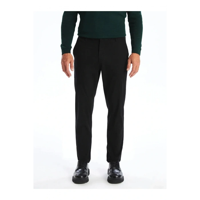 LCWAIKIKI Classic Siyah Dar Kalıp Erkek Chino Pantolon