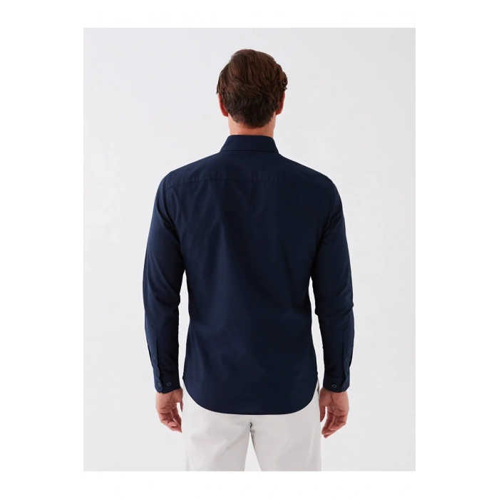 LCWAIKIKI Classic Slim Fit Uzun Kollu Oxford Erkek Gömlek