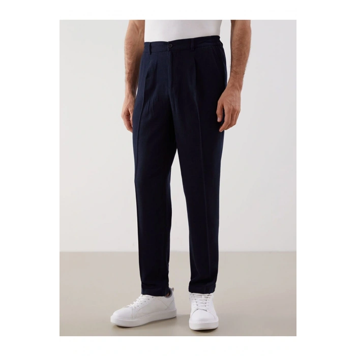 LCWAIKIKI Classic Standart Kalıp Keten Karışımlı Erkek Chino Pantolon