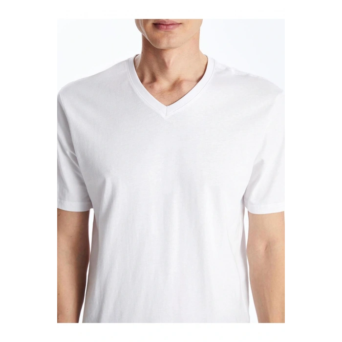 Lcwaıkıkı Classic V Yaka Kısa Kollu Penye Erkek Tişört (S5)