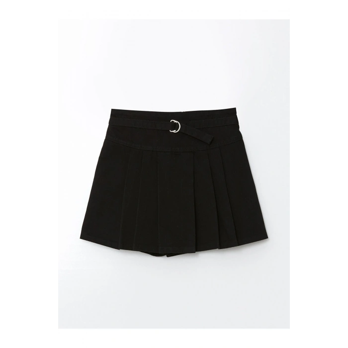 Lcwk Beli Lastikli Kız Çocuk Şort Etek