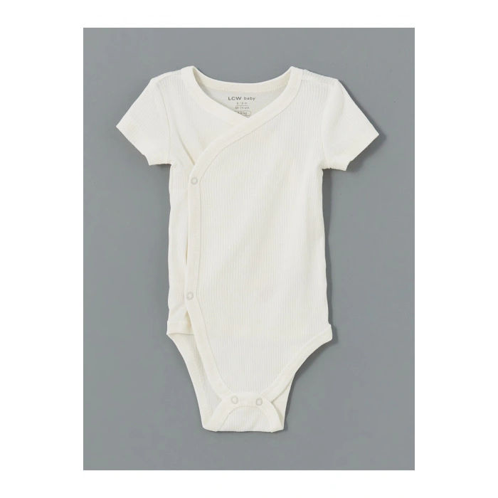 Lcwk Bisiklet Yaka Kız Bebek Çıtçıtlı Body 2li