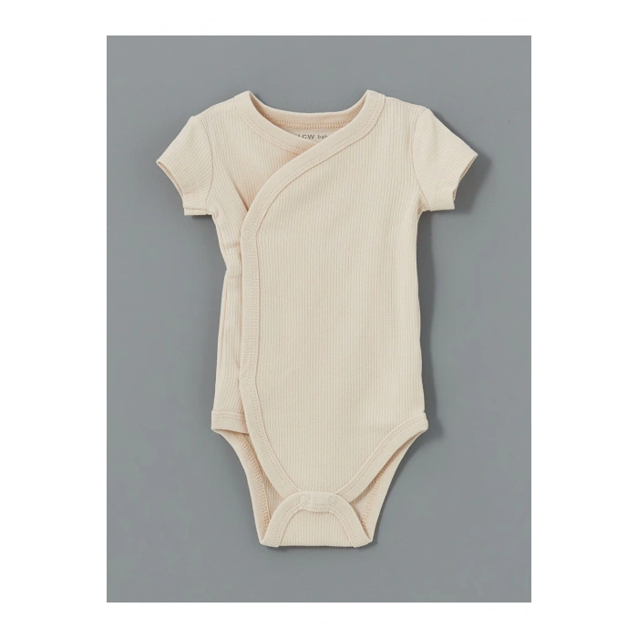 Lcwk Bisiklet Yaka Kız Bebek Çıtçıtlı Body 2li