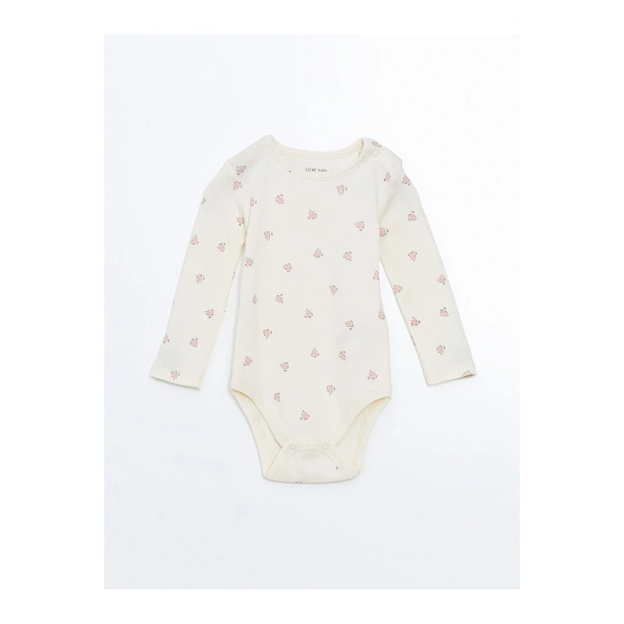 Lcwk Bisiklet Yaka Kız Bebek Çıtçıtlı Body 3lü