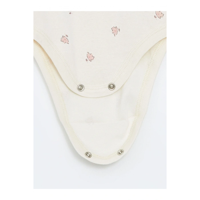 Lcwk Bisiklet Yaka Kız Bebek Çıtçıtlı Body 3lü