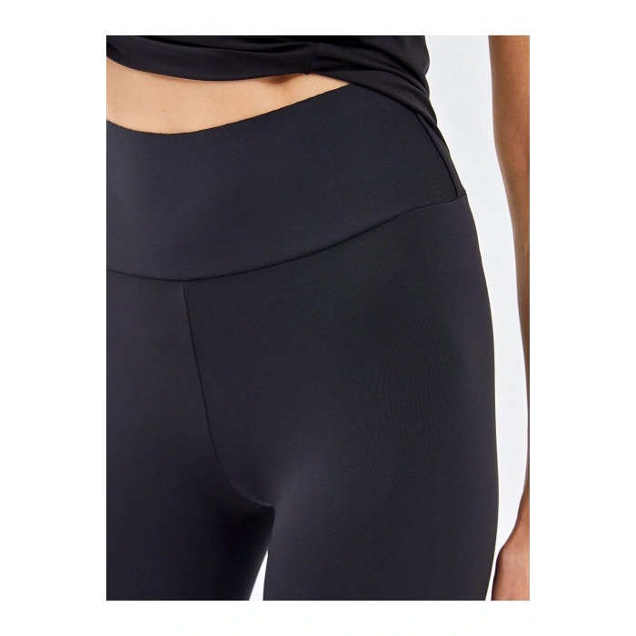 Lcwk Kadın Beli Lastikli Ekstra Dar Fit Düz Tayt