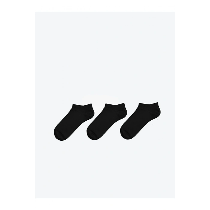 Lcwk Kadın Düz Patik Çorap 3lü Paket