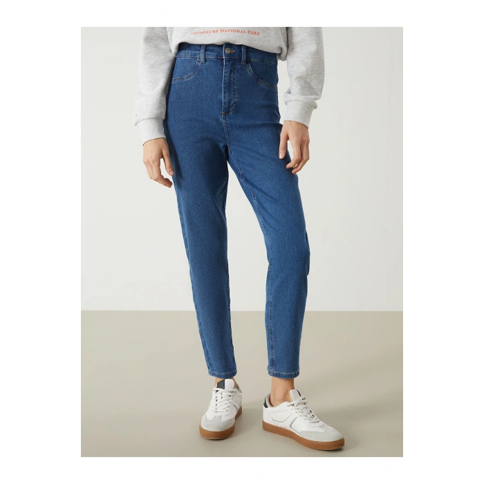 Lcwk Mom Fit Kadın Jean Pantolon