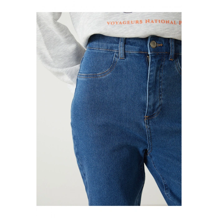 Lcwk Mom Fit Kadın Jean Pantolon