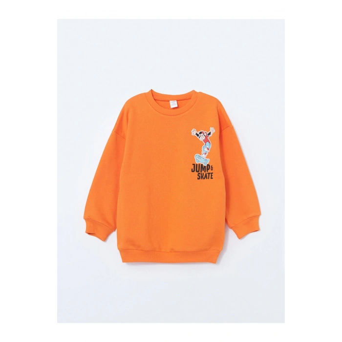 Lcwk Nostaljik Maymun Baskılı Erkek Çocuk Sweatshirt