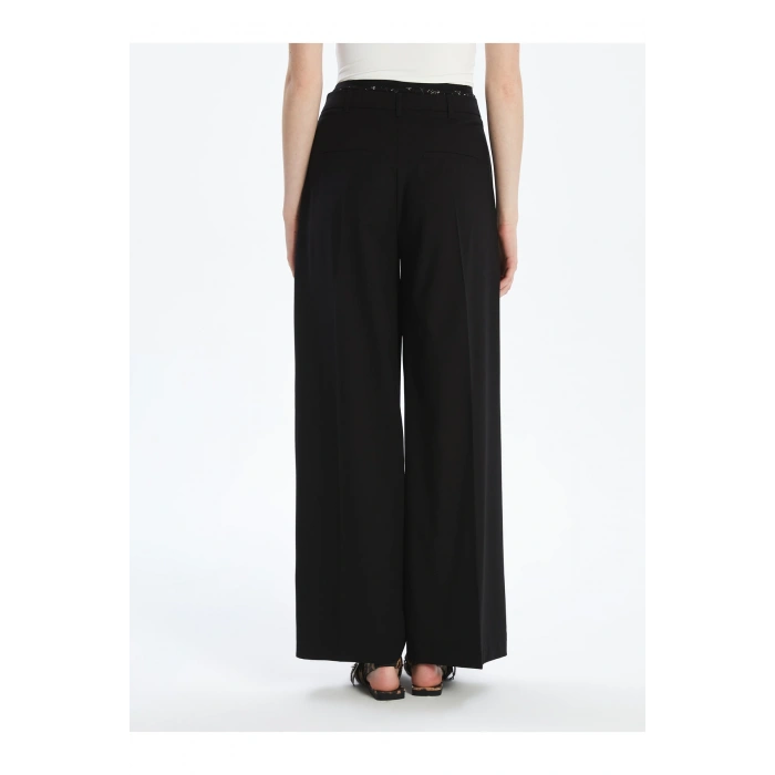 Loose Fit Pileli Kadın Pantolon