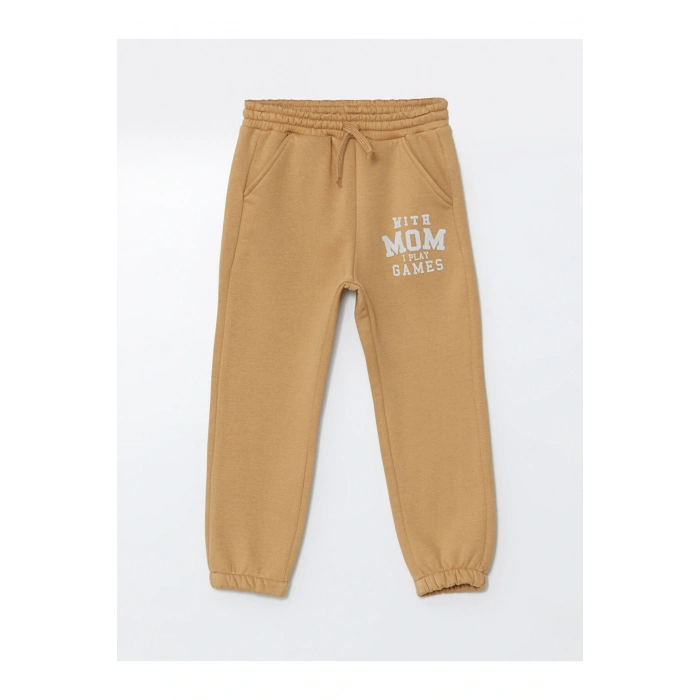 Lw - Beli Lastikli Kalın Erkek Bebek Jogger Eşofman Alt