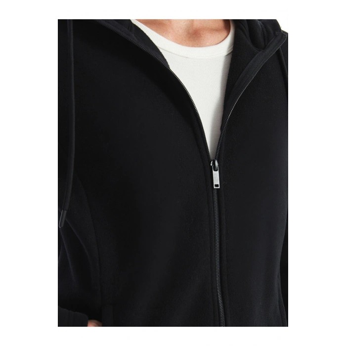 Lw - Kapüşonlu Kadın Fermuarlı Sweatshirt