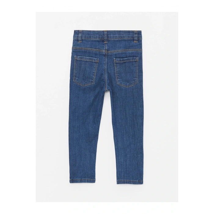 Nakış Detaylı Kız Bebek Jean Pantolon