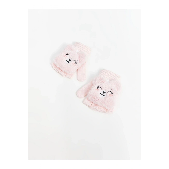 Nakışlı Kız Çocuk Eldiven (W5)