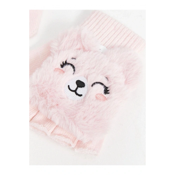 Nakışlı Kız Çocuk Eldiven (W5)