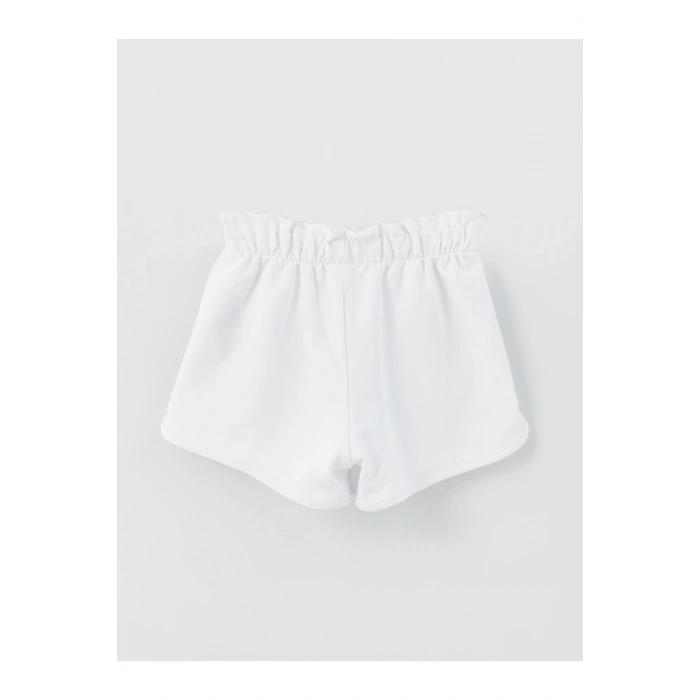 Nostaljik Maymun Baskılı Kız Bebek Şort