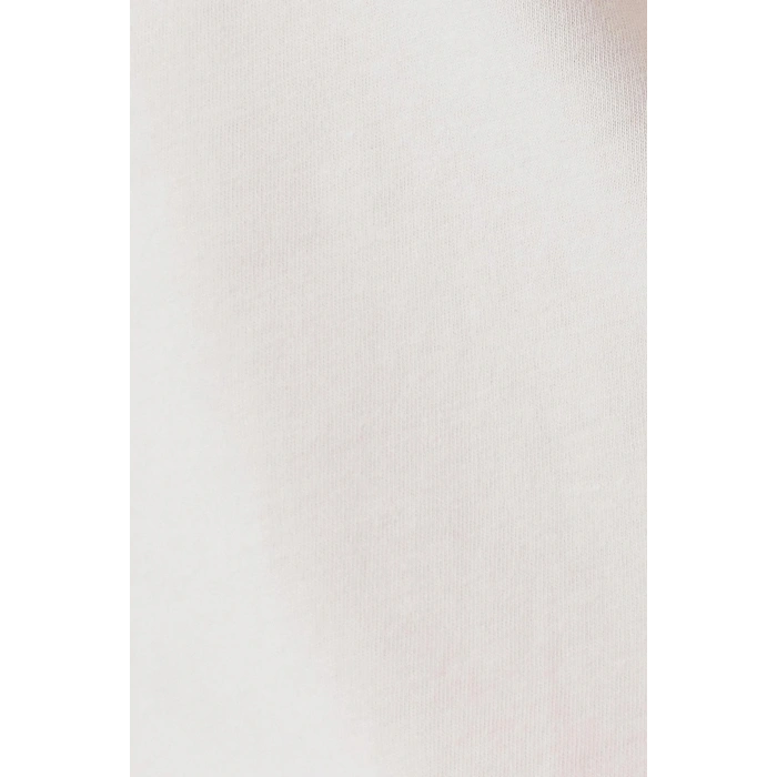 Örgü Pijama Takımı Bulut Baskılı Pamuklu Rahat Kalıp