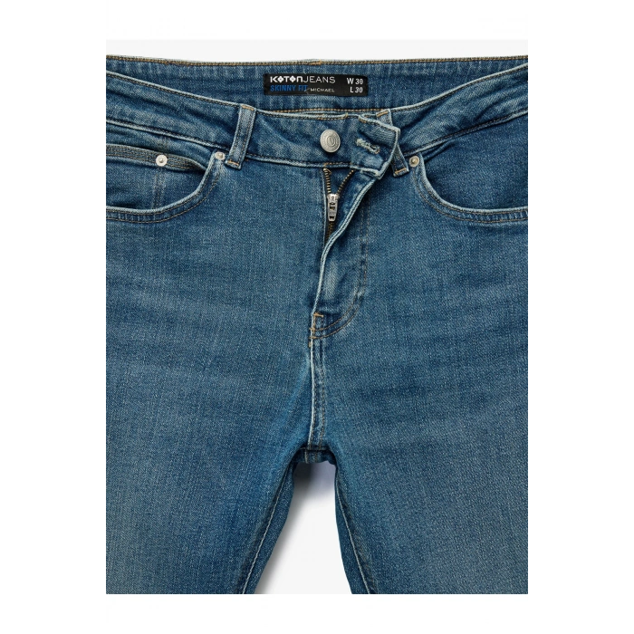 Pamuklu Normal Bel Skinny Fit Jean Pantolon - Michael Jean