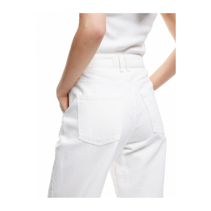 Pamuklu Yüksek Bel Rahat Kesim Balon Fit Pantolon