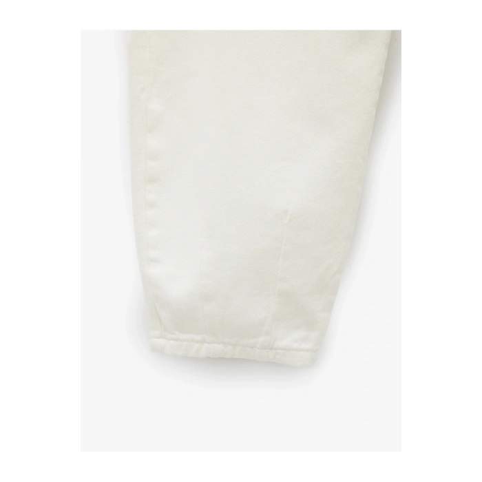 Pamuklu Yüksek Bel Rahat Kesim Balon Fit Pantolon