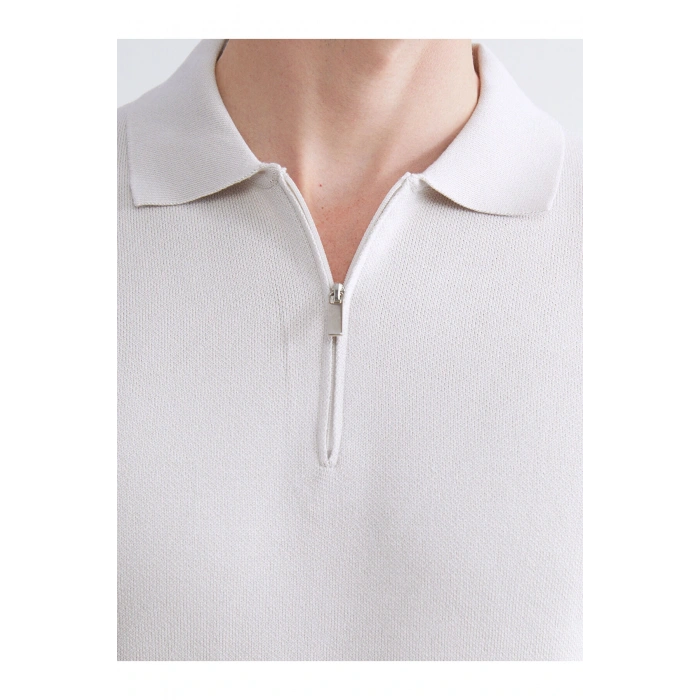 Polo Yaka Erkek Triko Kazak