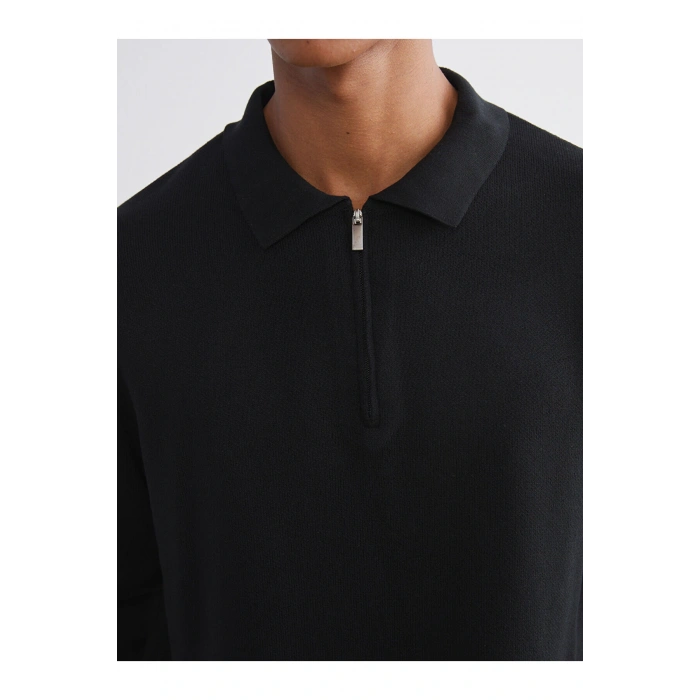 Polo Yaka Erkek Triko Kazak