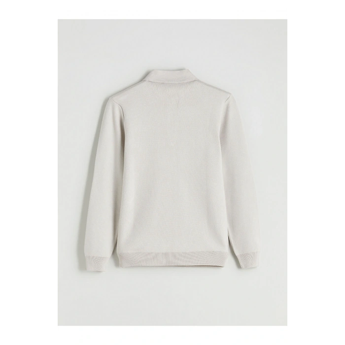 Polo Yaka Erkek Triko Kazak