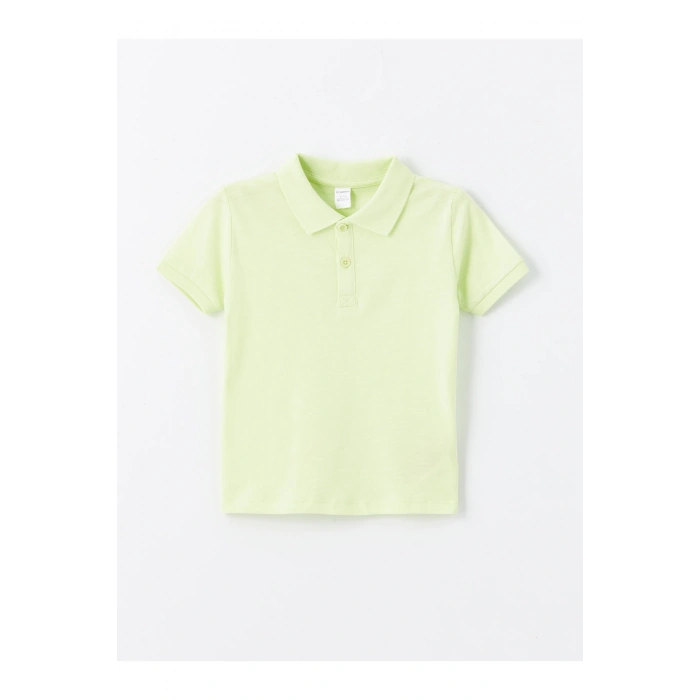 Polo Yaka Kısa Kollu Basic Erkek Bebek Tişört
