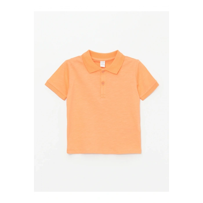 Polo Yaka Kısa Kollu Basic Erkek Bebek Tişört