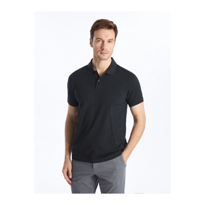 Polo Yaka Kısa Kollu Pike Erkek Tişört