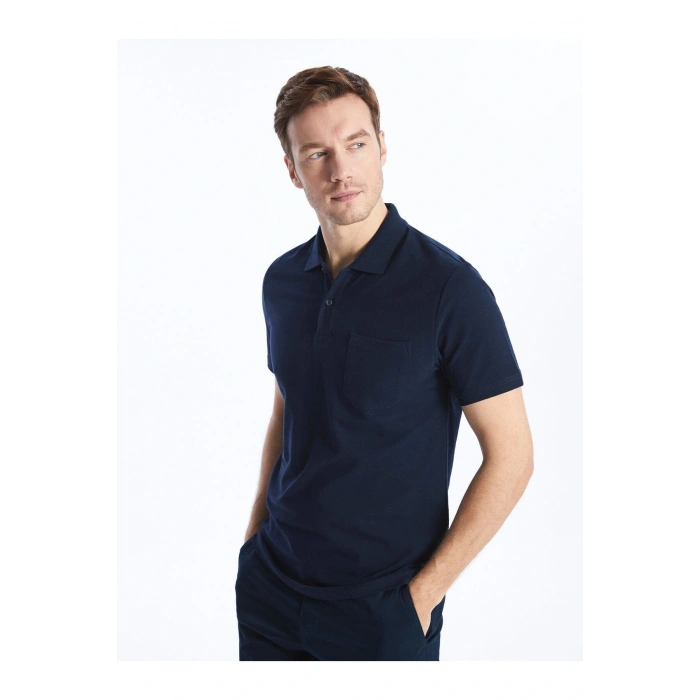 Polo Yaka Kısa Kollu Pike Erkek Tişört