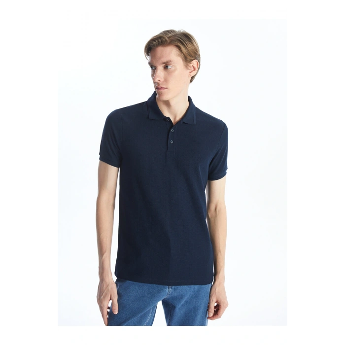 Polo Yaka Kısa Kollu Pike Erkek Tişört