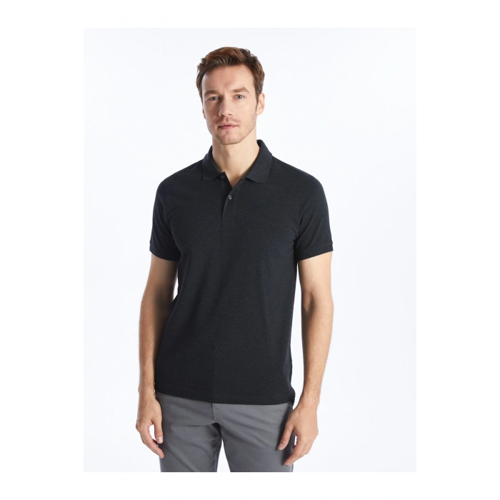 Polo Yaka Kısa Kollu Pike Erkek Tişört