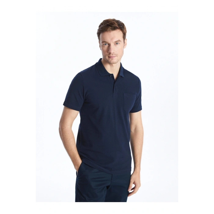 Polo Yaka Kısa Kollu Pike Erkek Tişört