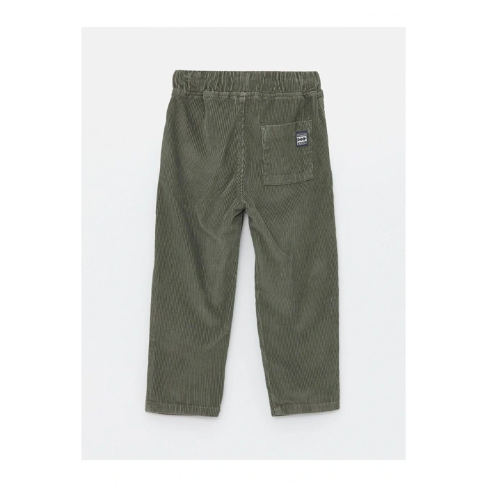 Rahat Kalıp Beli Lastikli Kadife Erkek Çocuk Pantolon