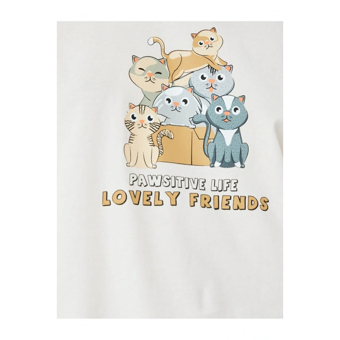 Rahat Kalıp Kısa Kollu Pembe Kadın T-Shirt 5SAL10091IK