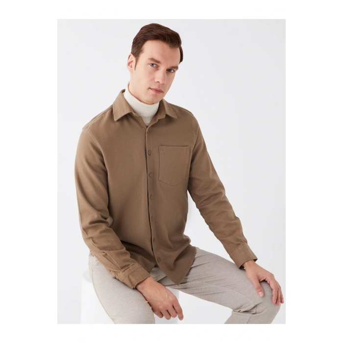 Regular Fit Uzun Kollu Erkek Gömlek