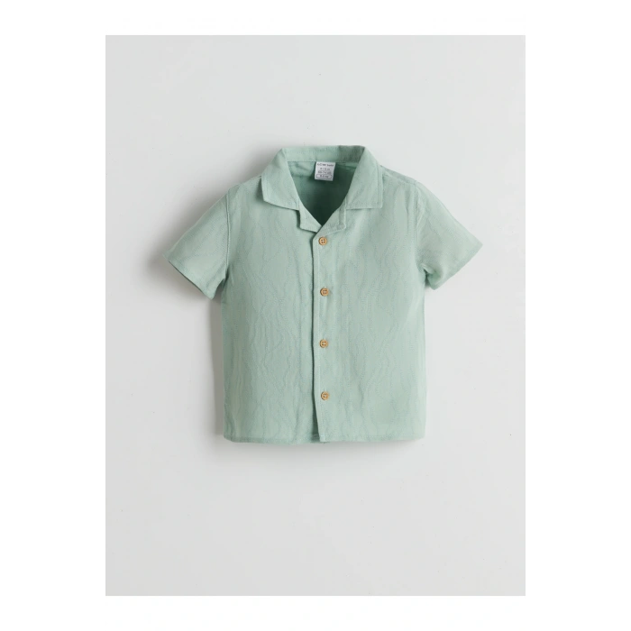 Resort Yaka Erkek Bebek Gömlek Ve Şort 2li