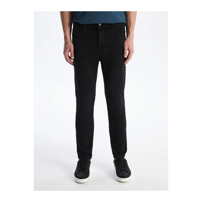 Siyah Rodeo 730 Havuç Kalıp Erkek Jean Pantolon