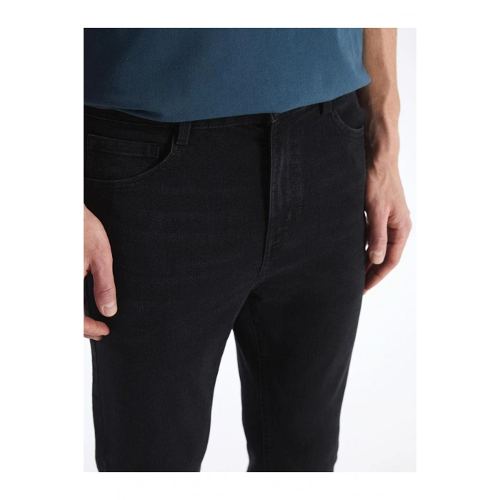 Siyah Rodeo 730 Havuç Kalıp Erkek Jean Pantolon