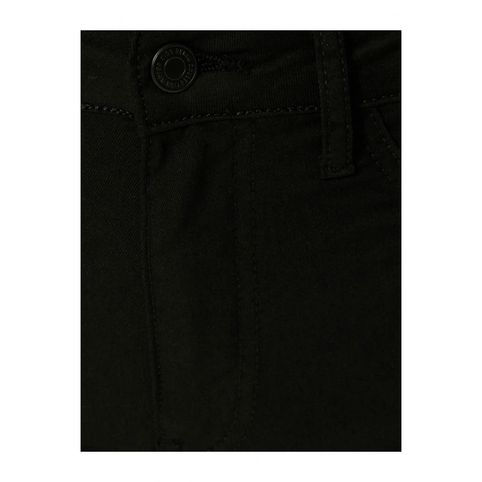 Skinny Fit Kot Pantolon Esnek Yüksek Bel Dar Paça Dar Kesim Cepli - Carmen Jean