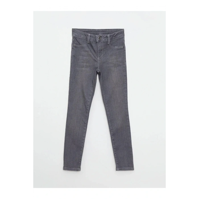 Slim Fit Kız Çocuk Jean Pantolon